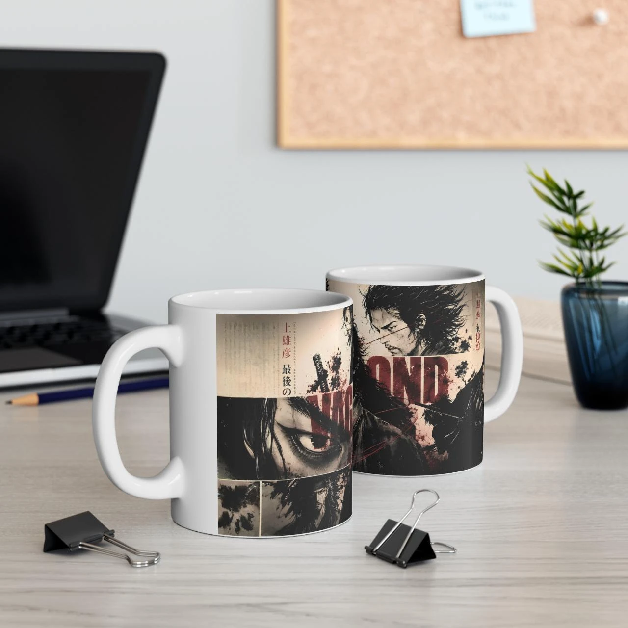 ☕ Taza de Cerámica – Vagabond ⚔️🌸 – photo 4